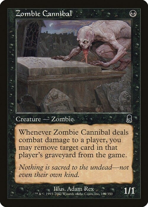 Zombie Cannibal Card Front