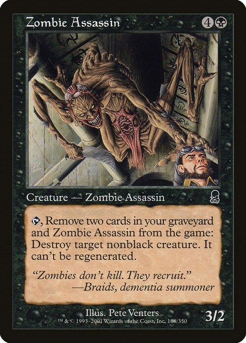 Zombie Assassin Card Front