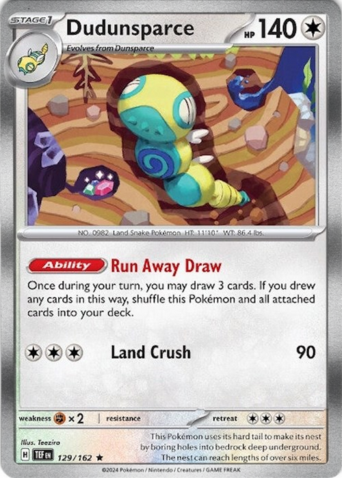 Dudunsparce Card Front