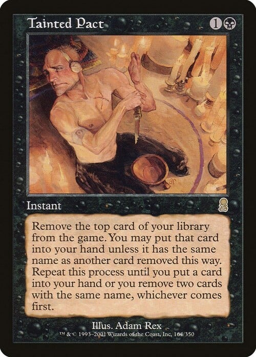 Tainted Pact Card Front