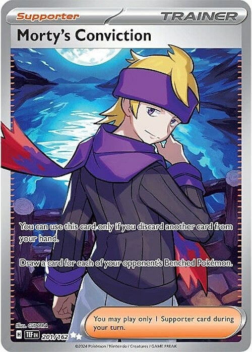 Morty's Conviction Card Front