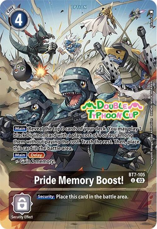 Pride Memory Boost! Card Front
