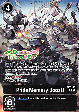Pride Memory Boost! Card Front