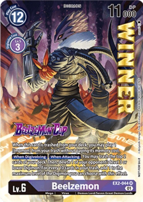 Beelzemon Card Front