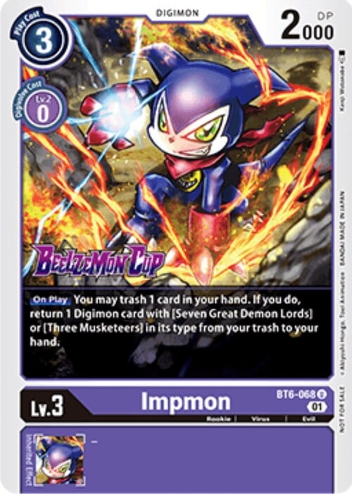 Impmon Card Front