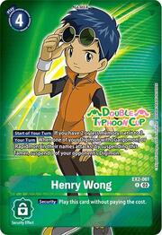 Henry Wong · Double Typhoon Cup EX2-061