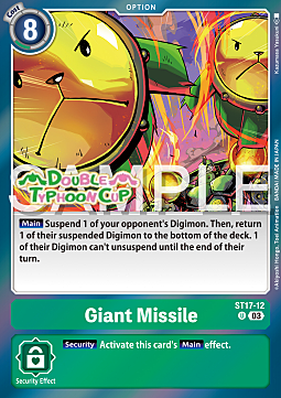 Giant Missile Card Front
