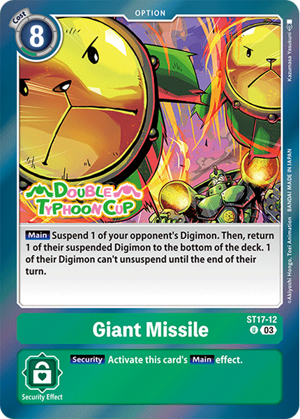 Giant Missile Card Front