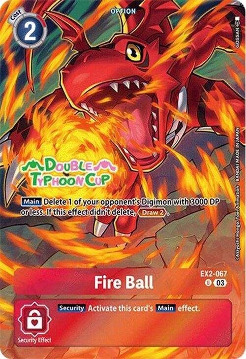 Fire Ball Card Front