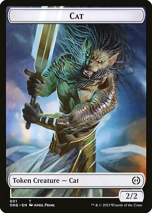 Cat // Phyrexian Goblin Card Front