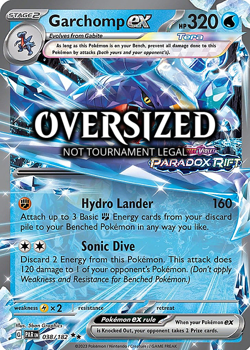 Garchomp ex Card Front