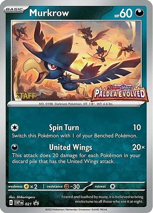 Murkrow Card Front
