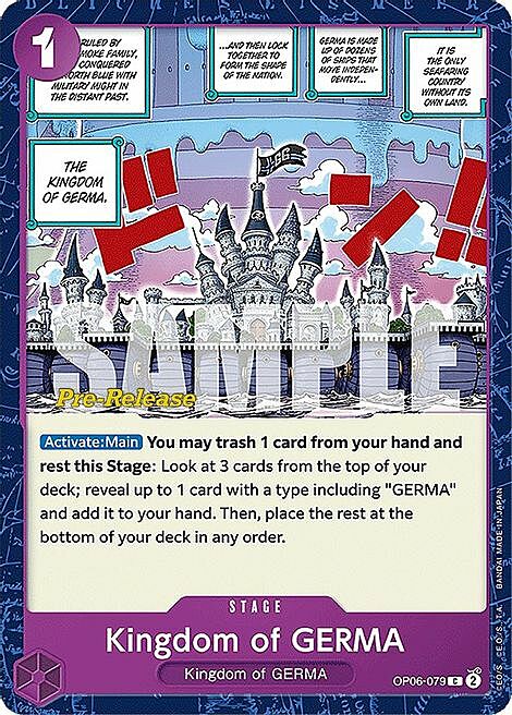 Kingdom of GERMA Card Front