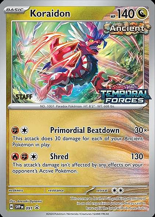 Koraidon Card Front