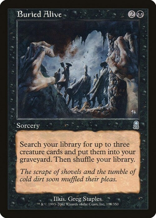 Buried Alive Card Front