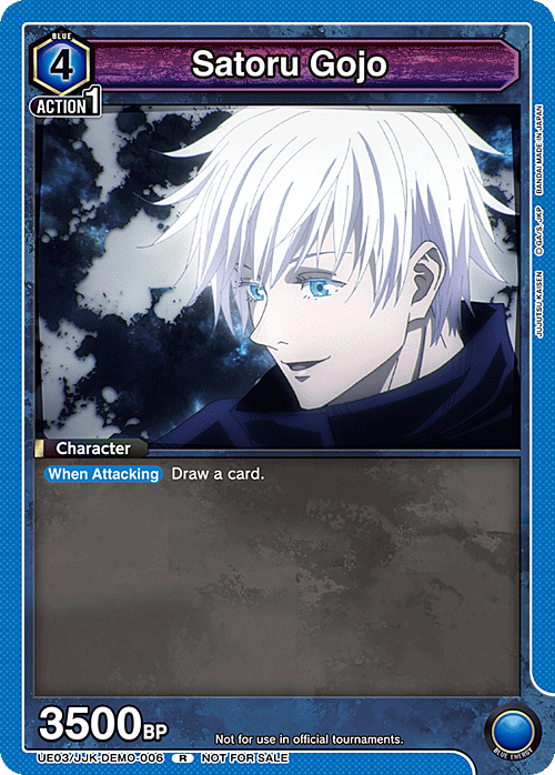 Satoru Gojo Card Front