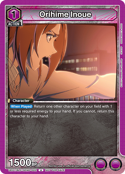 Orihime Inoue Card Front