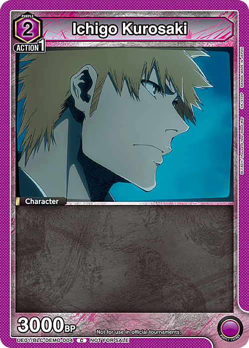 Ichigo Kurosaki Card Front