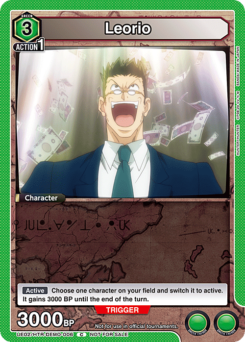 Leorio Card Front