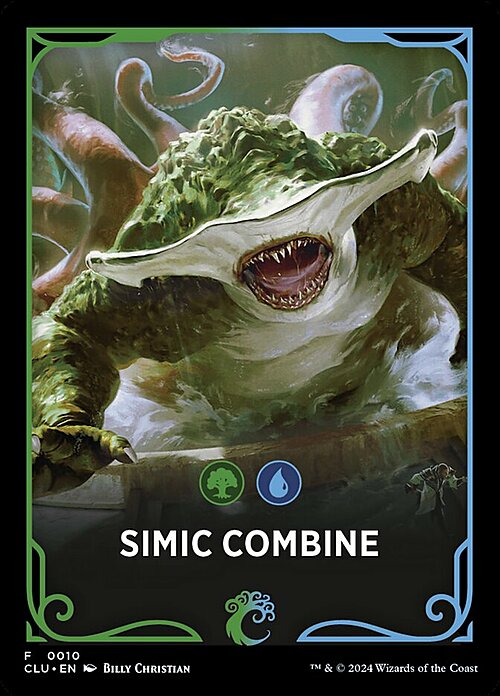 Ravnica: Clue Edition Front Card: Simic Combine Card Front