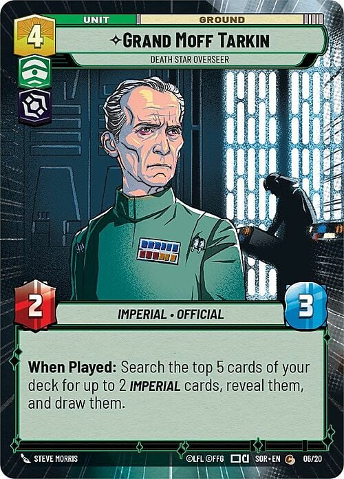 Grand Moff Tarkin Card Front