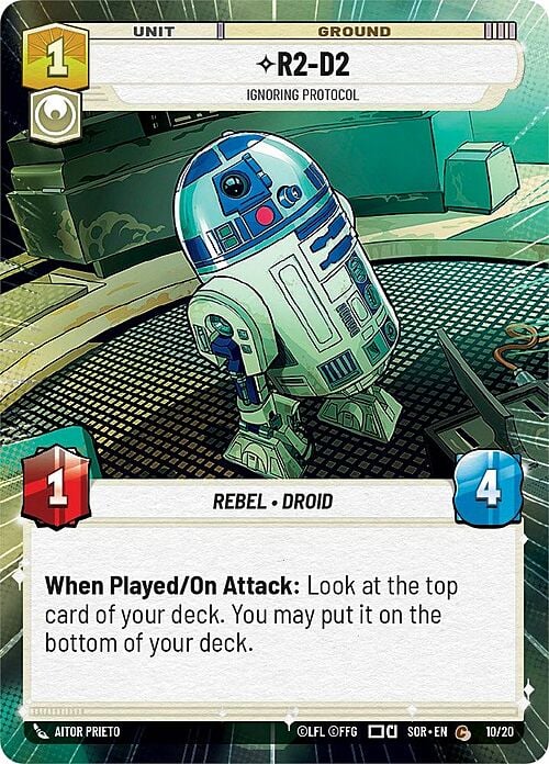 R2-D2 - Ignoring Protocol Card Front
