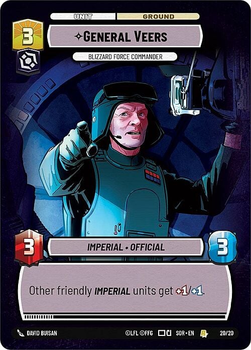 General Veers - Blizzard Force Commander Card Front