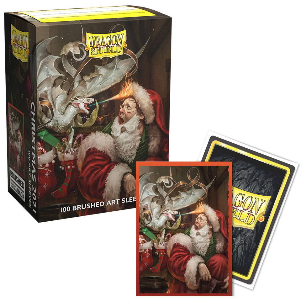 100 Dragon Shield Sleeves - Christmas 2021
