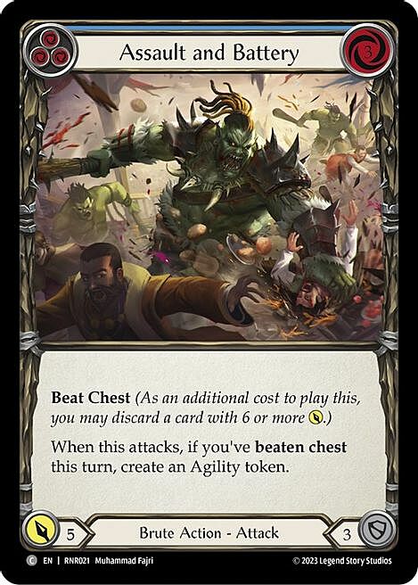 Aggressione Aggravata - Blu Card Front