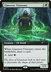 Llanowar Visionary · Extended Art 0771