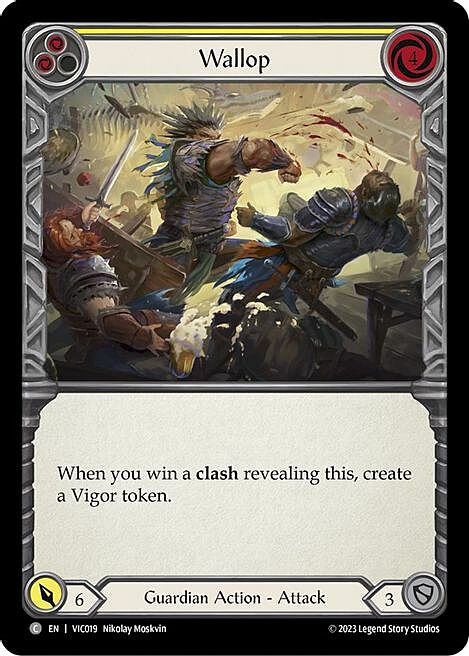 Wallop - Yellow Card Front