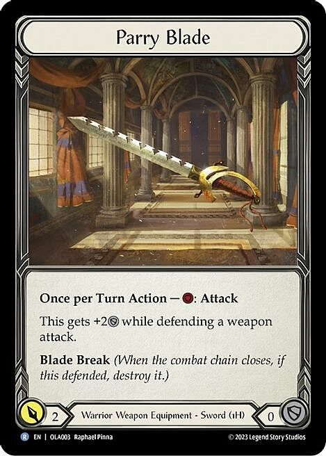 Parry Blade Card Front