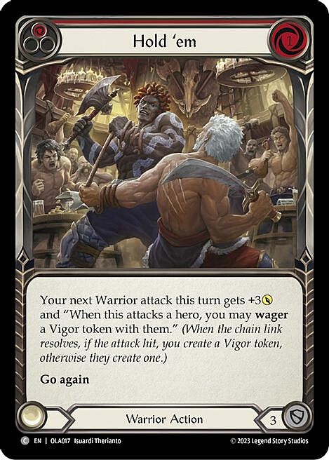 Hold 'em - Red Card Front