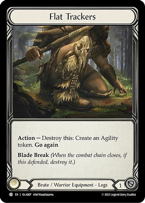 Flat Trackers Card Front