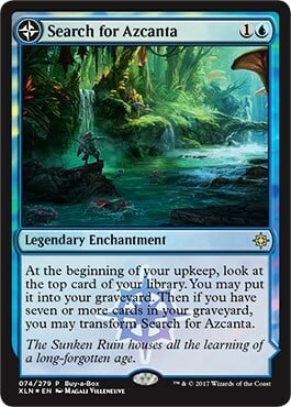 Search for Azcanta // Azcanta, the Sunken Ruin Card Front