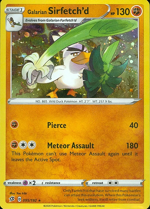 Galarian Sirfetch'd Card Front