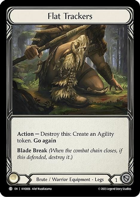 Flat Trackers Card Front