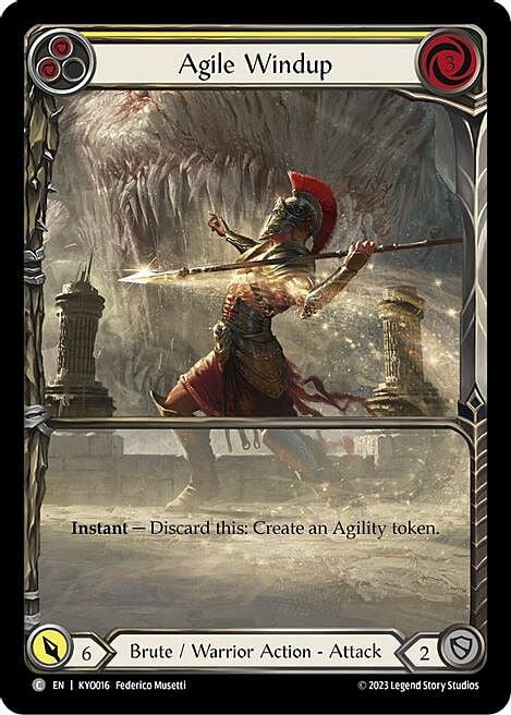 Agile Windup - Yellow Card Front