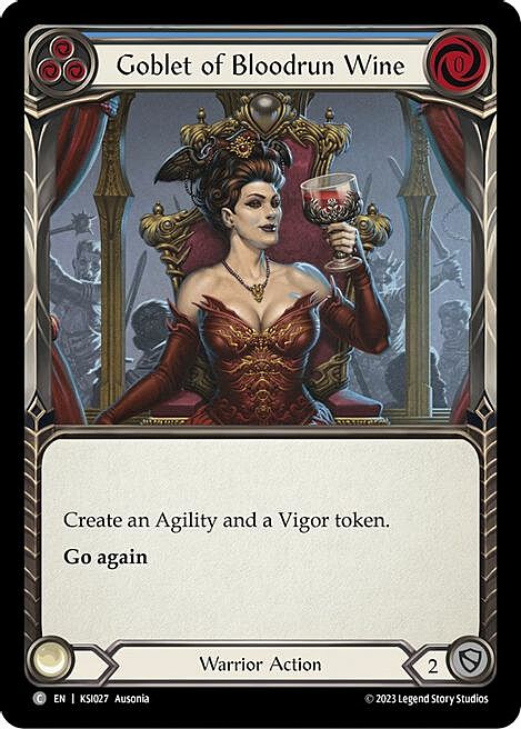 Goblet of Bloodrun Wine Card Front