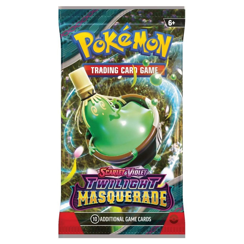 Pokemon Twilight Masquerade - Confezione 8 Bustine Espansione Con Carte Speciali E ACE SPEC