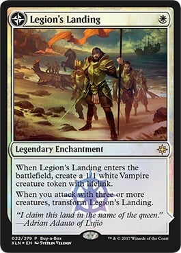 Legion's Landing // Adanto, the First Fort Card Front