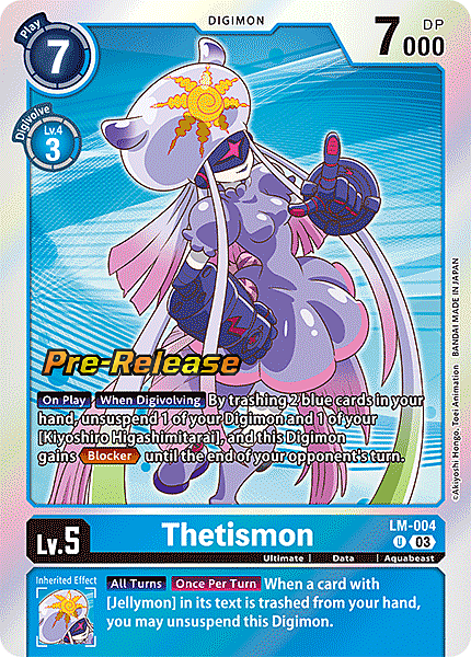 Thetismon Card Front