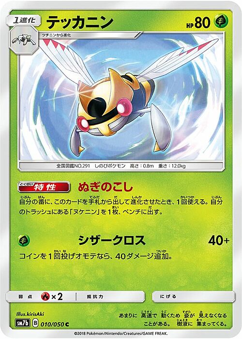 Ninjask Card Front