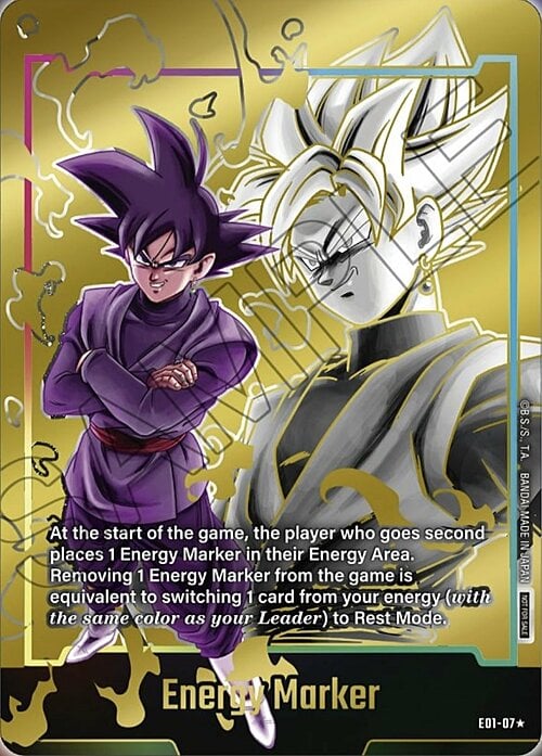Energy Marker "Goku Black" Card Front