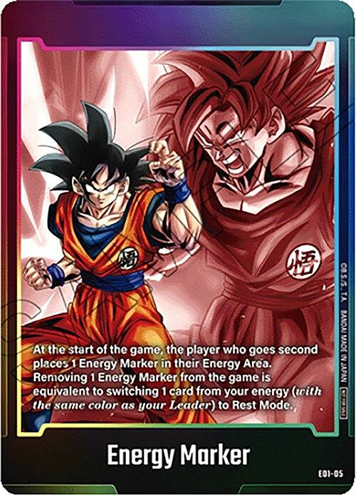 Energy Marker "Son Goku" Card Front