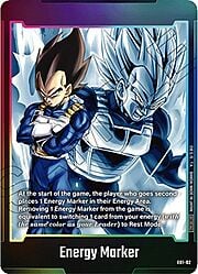 "Vegeta" Energy Marker · E-01-02 E-01-02