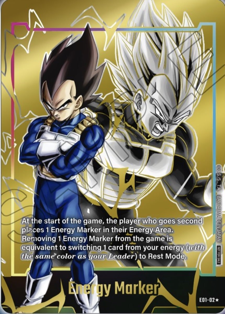 "Vegeta" Energy Marker Fusion World Promos | Dragon Ball Super | CardTrader