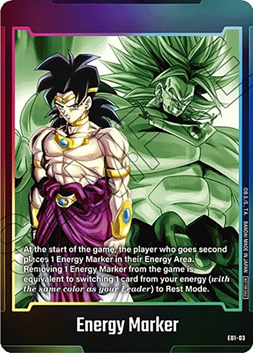 "Broly" Energy Marker Card Front