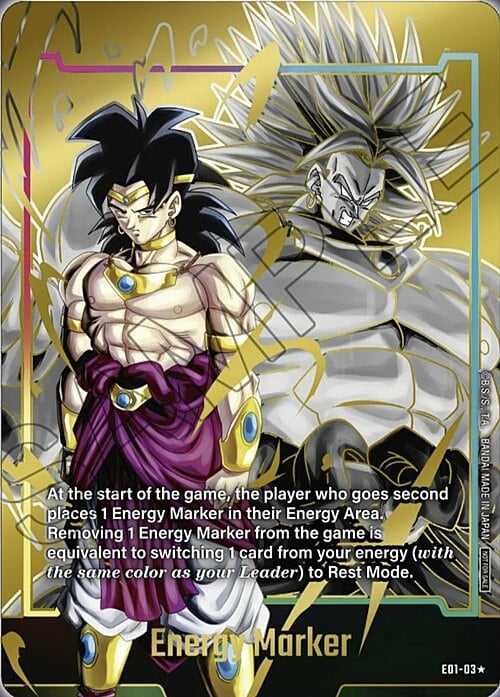 Energy Marker "Broly" Card Front