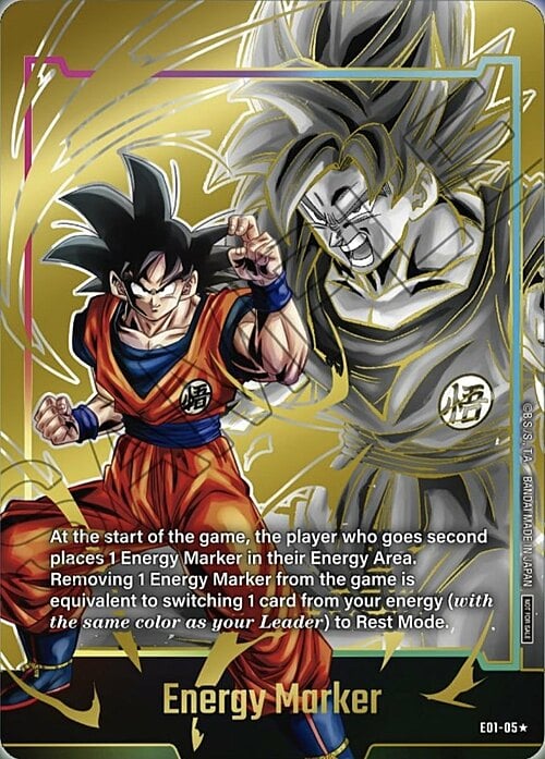 "Son Goku" Energy Marker Card Front